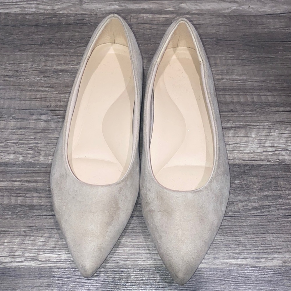 uniqlo suede flatshoes